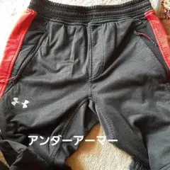 Under Armour ジョガーパンツ M ブラック/レッド