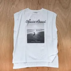 Three dots グラフィック 白 TEE カットソー Kobak Ｔシャツのサムネイル