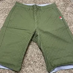 BEAMS HEART オリーブグリーン チェック柄 M