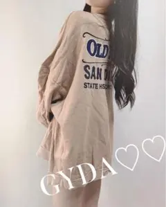 GYDA オーバーサイズ スウェット ベージュ 激カワ 希少♡♡