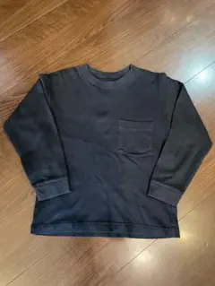 UNIQLO U ブラック 長袖カットソー 130