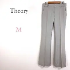 ♦︎セオリー【M】スラックス フレアパンツ センタープリーツ カジュアルパンツ