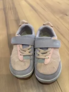 IFME スニーカー 16.5cm ピンク/パープル