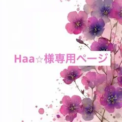 Haa⭐︎様専用ページ