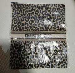 ディオール　レオパード　巾着　ノベルティ