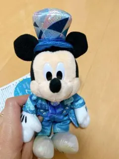 ぬいぐるみバッジ】 ディズニー 25周年 スパークリングビジュリー