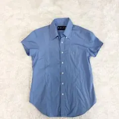 ラルフローレン】半袖 シャツ/白ポニー/刺繍/ワイドシルエット/夏服 