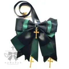 【カラーオーダーOK】ルナクロスプレゼントリボン　リボンタイ　ペンギンランド