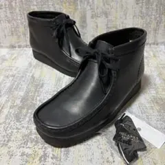 ★美品★クラークス Clarks レザー ワラビーブーツ【25.5】ブラック