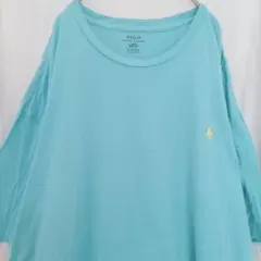 Ralph Loauren ラルフローレン　 tシャツ　古着 水色