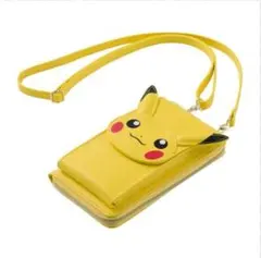 【新品】 ポケモン ピカチュウ お財布機能付き スマホショルダー Pokemon