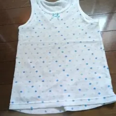 水玉模様 タンクトップ 110サイズ
