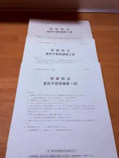 【最新】TAC 税理士　消費税法　直前答練　全11回　2025年目標 2025年目標【全11科目】ファイナルチェック 活用法／TAC税理士講座