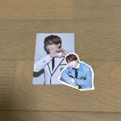 なにわ男子 藤原丈一郎 HARDWORK ファミクラ盤 トレカ ・ステッカー