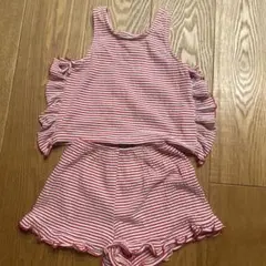 ZARA 赤白ボーダー セットアップ 110cm