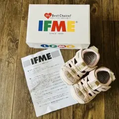 IFME イフミー サンダル／ウォーターシューズ 13.5 ピンク×ゴールド