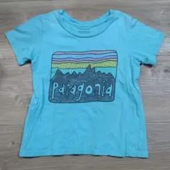 Patagonia キッズ Tシャツ 3T ライトブルーのサムネイル