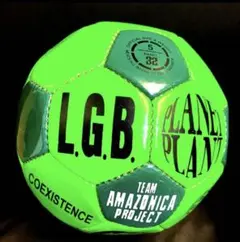 LGB AMAZONICA PROJECT サッカーボール エメラルドグリーン