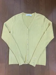 BABYLONE イエロー Vネックカーディガンのサムネイル