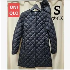 ★美品★ユニクロ★ウルトラライトダウンロングコート・ブラック・Sサイズ