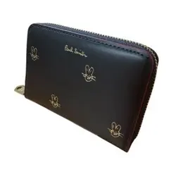 美品✨ポールスミス　折り財布　定期入れ　スミシードゥードゥル　うさぎ　バイカラー