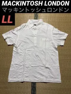 美品　マッキントッシュロンドン　ポロシャツ　LL　ホワイト　ボタンダウンのサムネイル