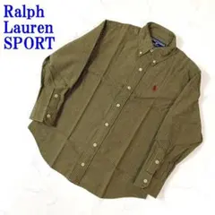 ラルフローレンスポーツ 長袖シャツ 緑系 コットン100％ 140 C3300