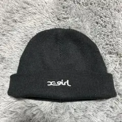Xgirlブラック ニット帽