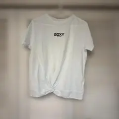 ROXY ホワイト 半袖Tシャツ ノットデザインのサムネイル
