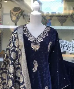 Velvet Kurti 2 Set Size L