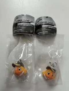 プロ野球マスコット めじるしアクセサリー ソフトバンクホークス ハリーホーク２つ