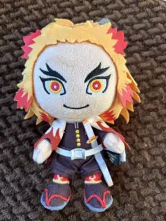 鬼滅の刃　USJ ユニバ限定　 煉獄杏寿郎　無限列車　ぬいぐるみボールチェーン