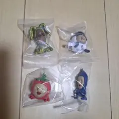 こびとづかん　おすわりマスコット2 4個　カクレケダマ　イチゴクレナイ