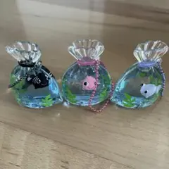 金魚　オイルチャーム　3種セットのサムネイル