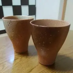 유삼 무료 컵 일본 식기 たち吉 橘 セット 茶色 ペアカップ