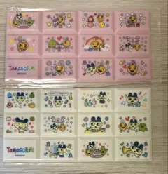 たまごっち ブロックチョコシール　まめっち　めめっち