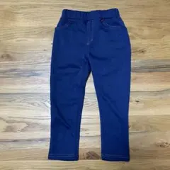 新品　110cm ネイビー 長ズボン　裏起毛