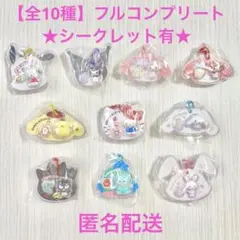 【全10種セット】サンリオキャラクターズ パッケージチャーム&チョコボーロ