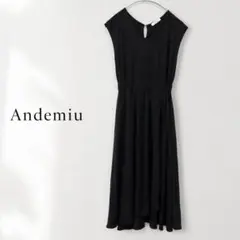 ＊美品＊ Andemiu アンデミュウ ブラックワンピース フリーサイズのサムネイル