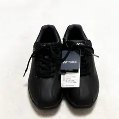 【新品未使用】YONEX ウォーキングシューズ パワークッション　黒のサムネイル