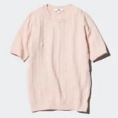 ユニクロ ケーブルクルーネックセーター
