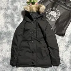極美品　カナダグース　エディフィス別注　クレストン　ブラックラベル　S 黒
