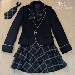 150 卒業式 女の子 ジャケット スカート リボン ネクタイ