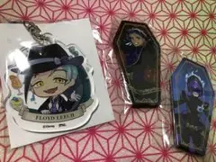 【未使用】ツイステ　キャラっとブーケ　フロイド・リーチ　棺型缶バッジ　カリム