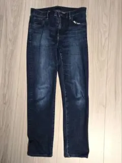 UNIQLO スリムフィット デニムパンツ 濃紺 30インチ（76cm） メンズ