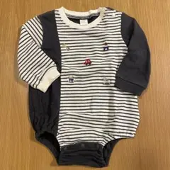 Cottoli コトリ ロンパース ボーダー 80