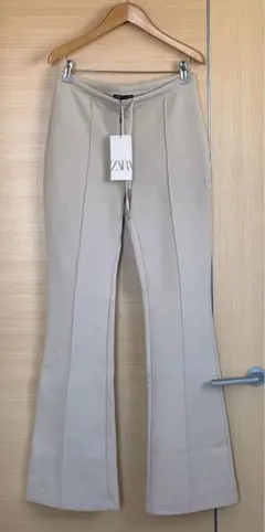ZARA フレアパンツ ベージュ 新品タグ付き