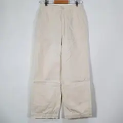 Alma Design レディース カジュアルパンツ ベージュ 無地 可愛い S