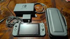 HAC-001 ポーチ保護シート付きSwitch 本体 グレー - メルカリ