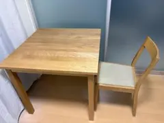 無印良品】廃盤商品 木製ダイニングテーブル80×80 木製テーブル - メルカリ